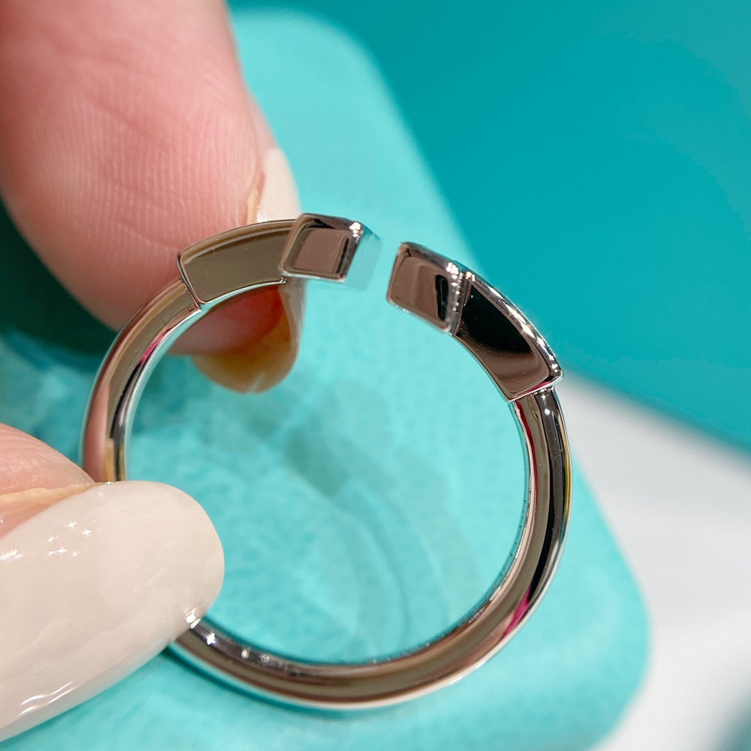 [Lioran] WIRE TURQUOISE DIAMOND RING SILVER