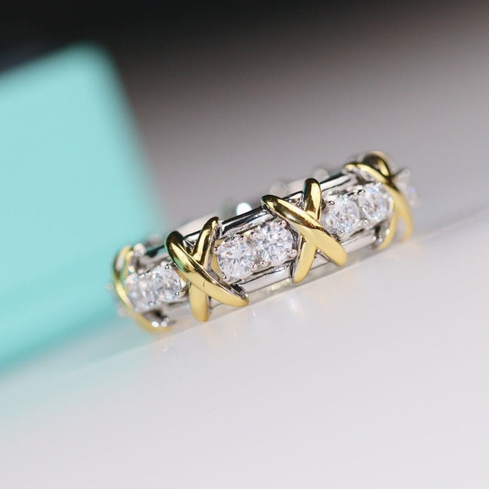 [Lioran]SIXTEEN STONE RING GOLD