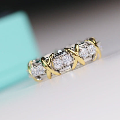 [Lioran]SIXTEEN STONE RING GOLD