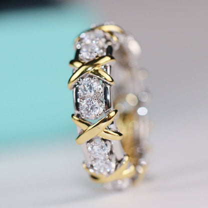 [Lioran]SIXTEEN STONE RING GOLD