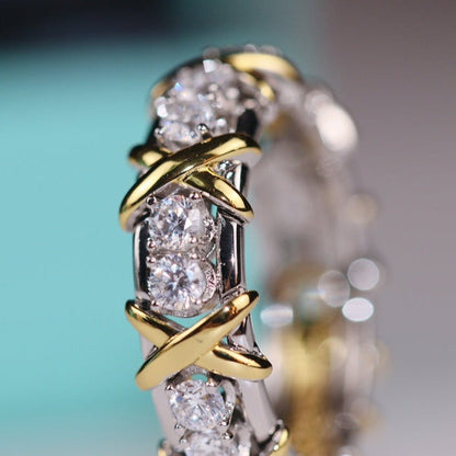 [Lioran]SIXTEEN STONE RING GOLD