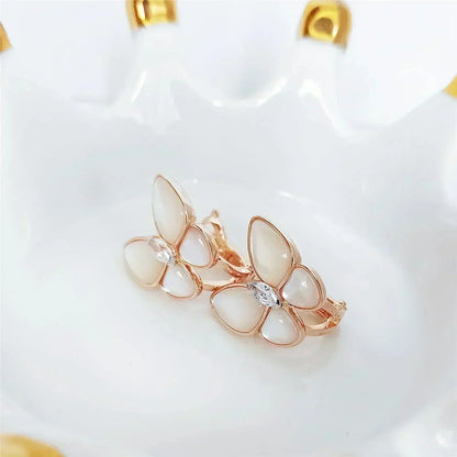 [⭐Lioran]BUTTERFLY MOP DIAMOND EARRINGS