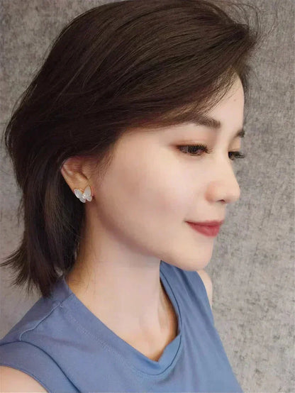 [⭐Lioran]BUTTERFLY MOP DIAMOND EARRINGS