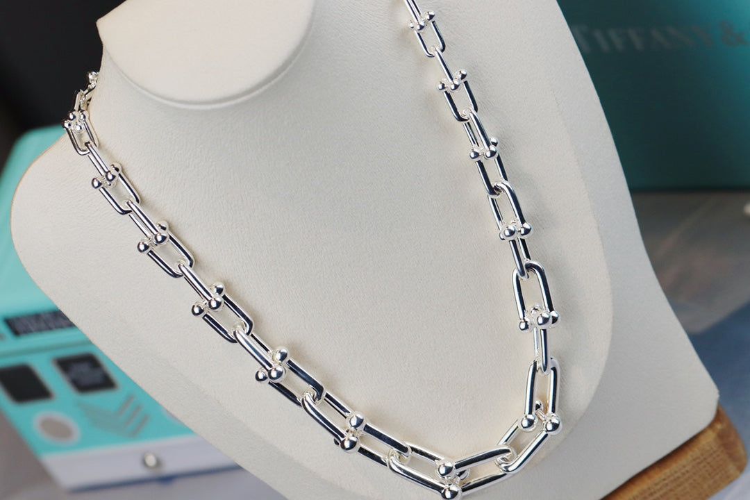 [Lioran]HARDWEAR LINK SILVER NECKLACE