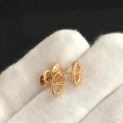 [⭐Lioran]CHAINE SMALL EARRINGS GOLD AND SILVER