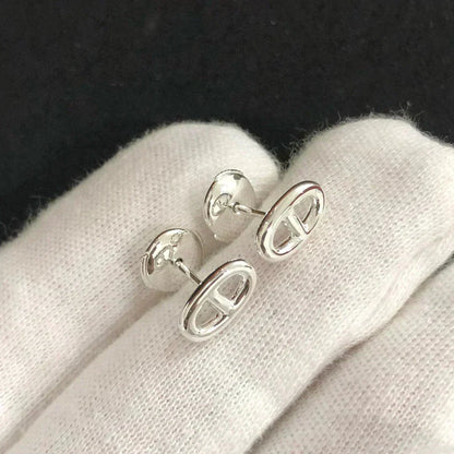 [⭐Lioran]CHAINE SMALL EARRINGS GOLD AND SILVER