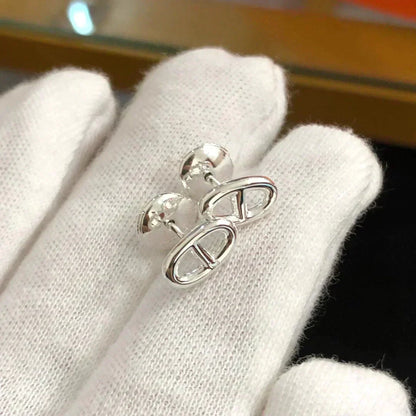 [⭐Lioran]CHAINE SMALL EARRINGS GOLD AND SILVER