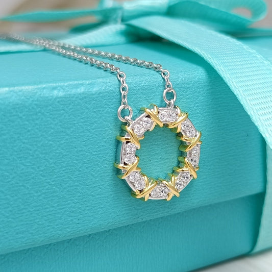 [Lioran]SIXTEEN STONE NECKLACE GOLD