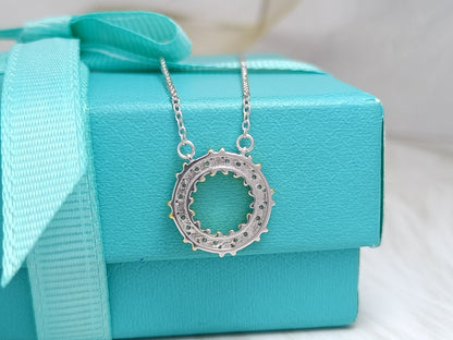 [Lioran]SIXTEEN STONE NECKLACE GOLD