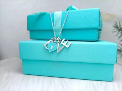 [Lioran]LOVE TEXT PEDANT NECKLACE