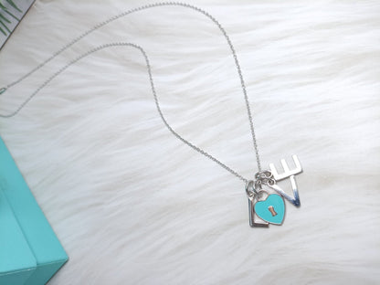 [Lioran]LOVE TEXT PEDANT NECKLACE