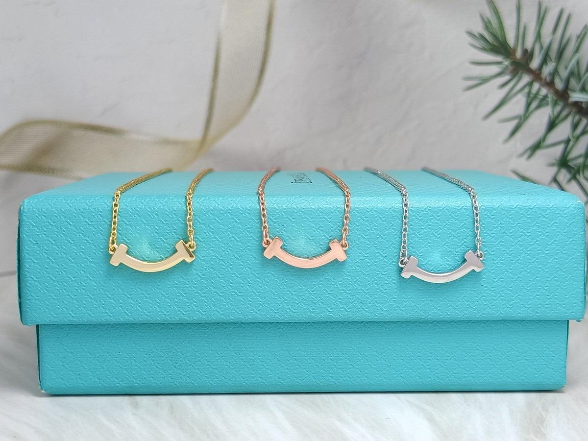 [Lioran]MINI SMILE PEDANT NECKLACE