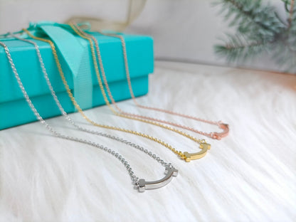 [Lioran]MINI SMILE PEDANT NECKLACE