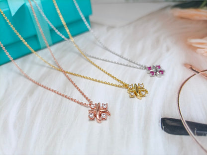 [Lioran]PINWHEEL NECKLACE DIAMOND
