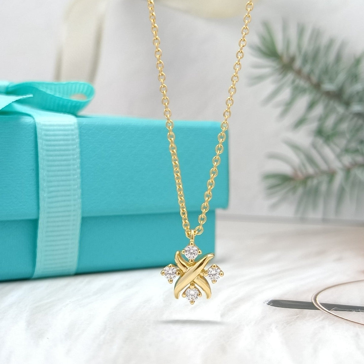 [Lioran]PINWHEEL NECKLACE DIAMOND