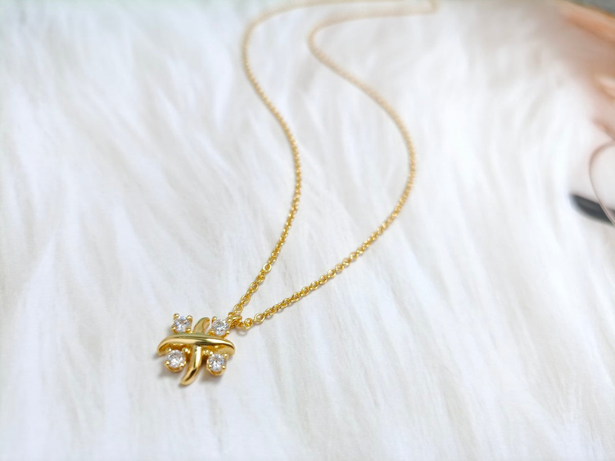 [Lioran]PINWHEEL NECKLACE DIAMOND