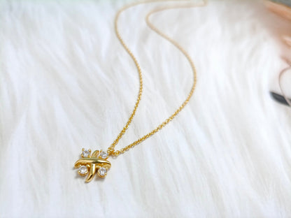 [Lioran]PINWHEEL NECKLACE DIAMOND