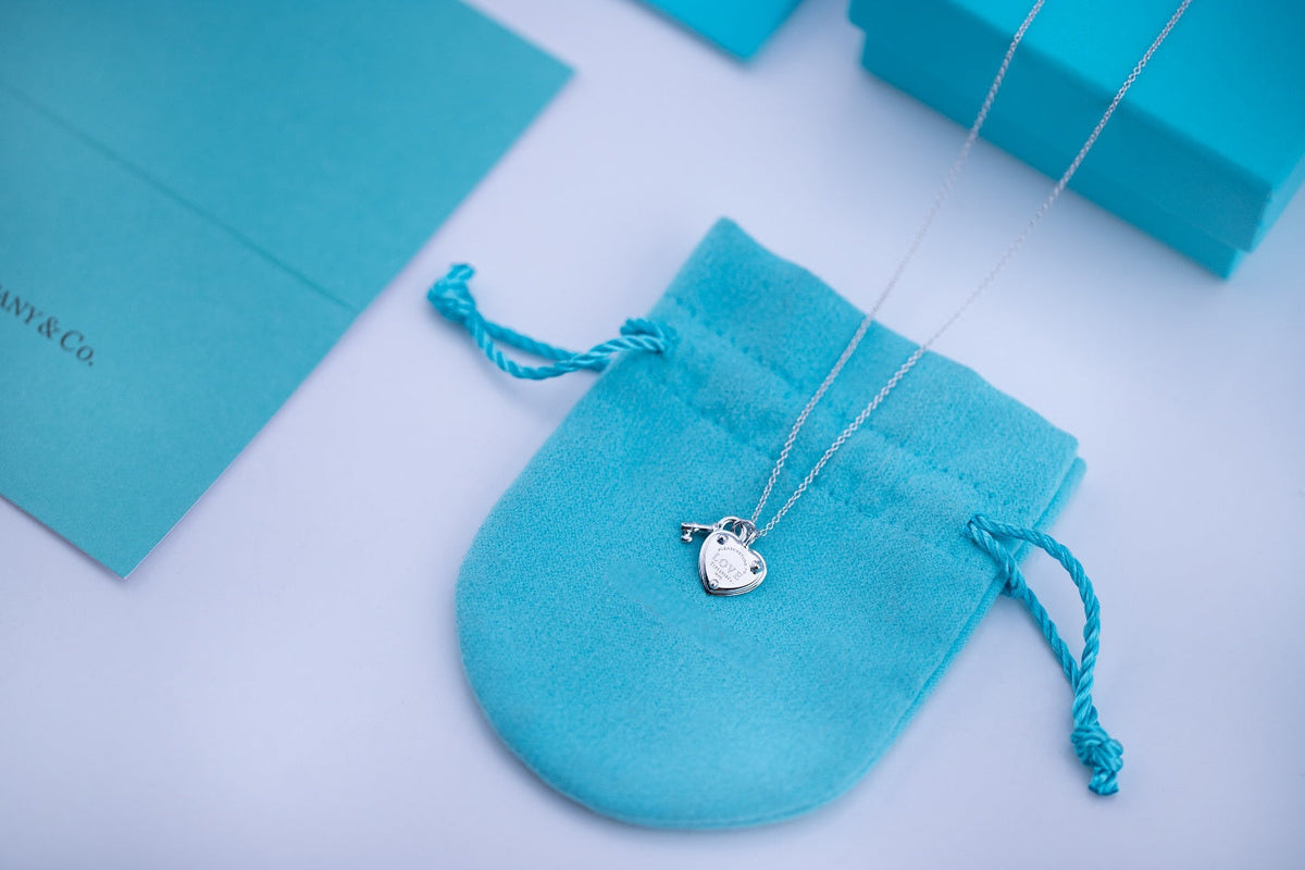 [Lioran]KEY AND HEART SILVER NECKLACE