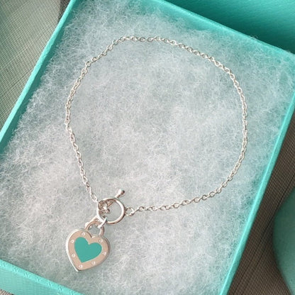 [Lioran]LOVE HEART BLUE BRACELET