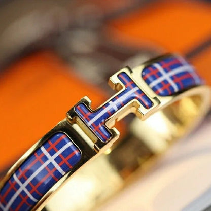 [⭐Lioran]H TARTAN BRACELET 12MM