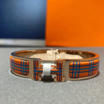 [⭐Lioran]H TARTAN BRACELET 12MM