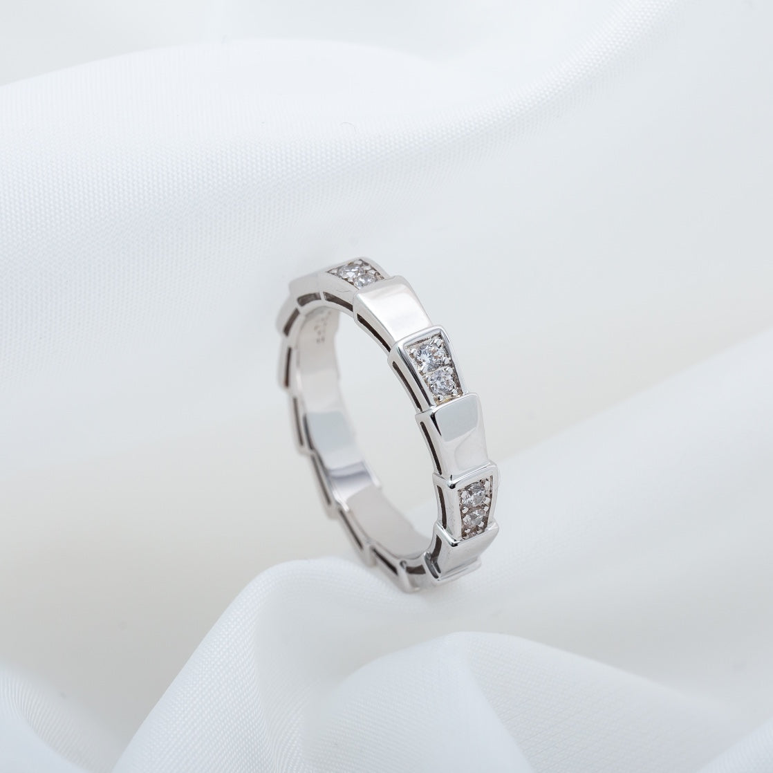 [⭐Lioran]SERPENTI RING SILVER  3MM