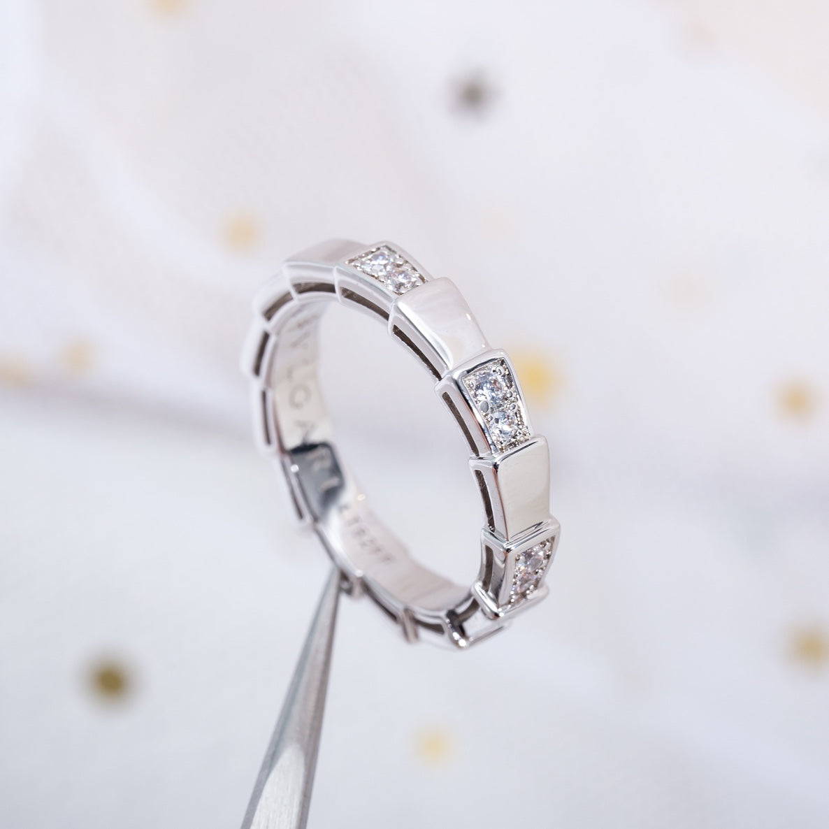 [⭐Lioran]SERPENTI RING SILVER  3MM