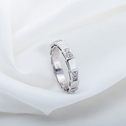 [⭐Lioran]SERPENTI RING SILVER  3MM