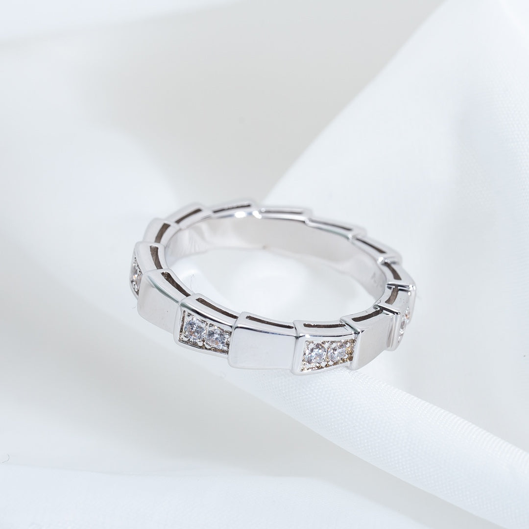 [⭐Lioran]SERPENTI RING SILVER  3MM
