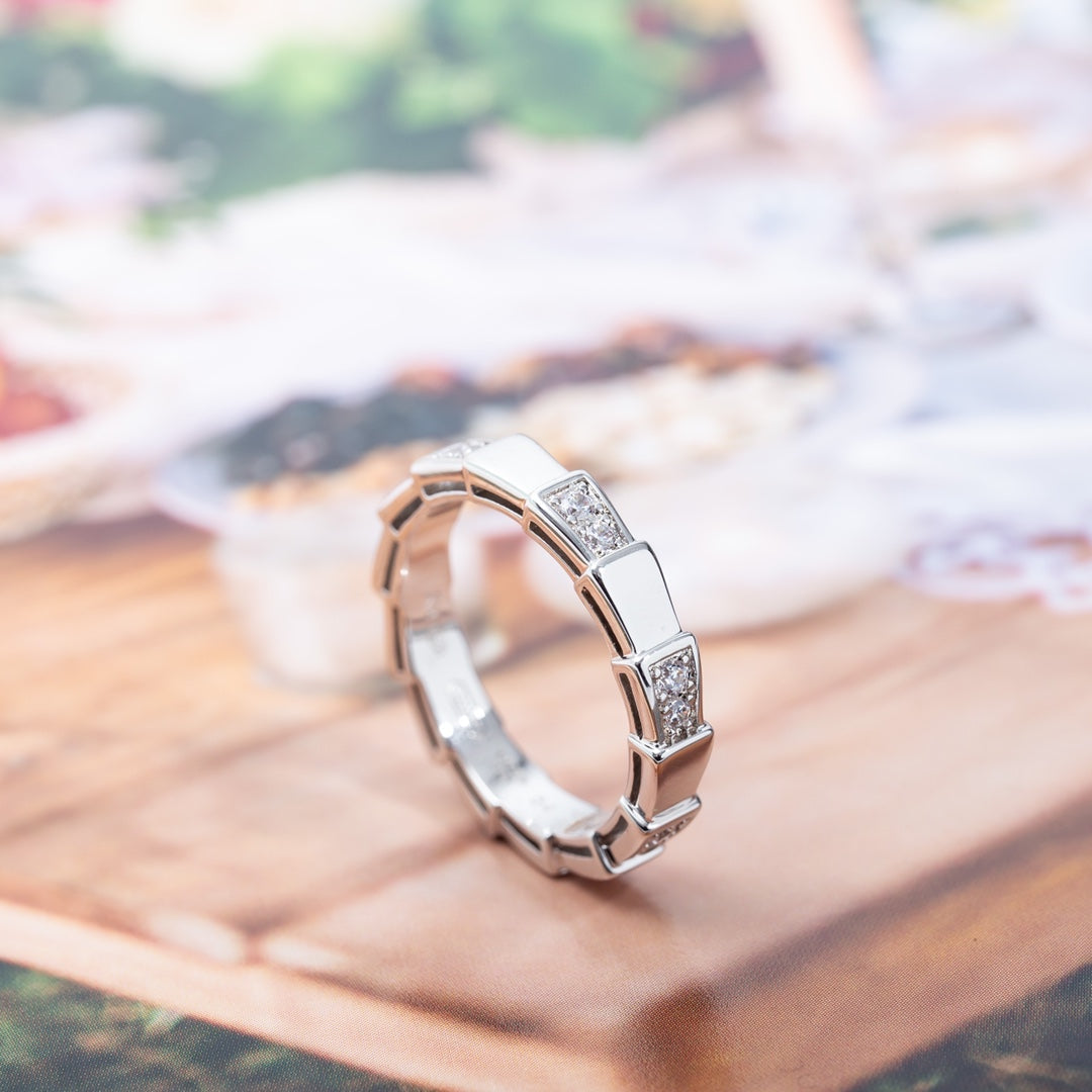 [⭐Lioran]SERPENTI RING SILVER  3MM