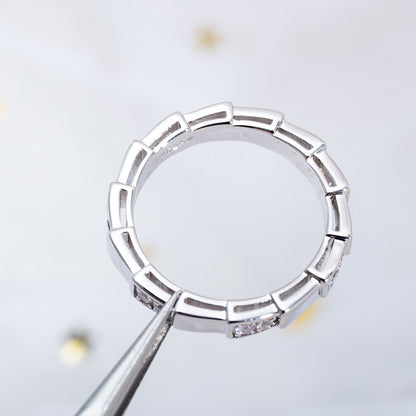 [⭐Lioran]SERPENTI RING SILVER  3MM