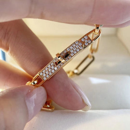 [⭐Lioran]CHAINE BRACELET SMALL MODEL DIAMOND