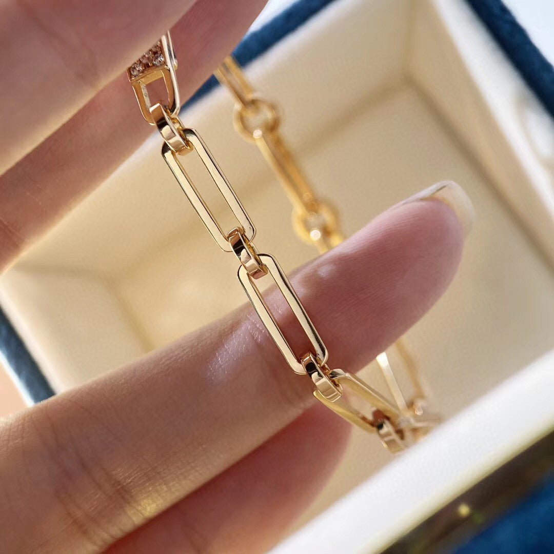 [⭐Lioran]CHAINE BRACELET SMALL MODEL DIAMOND
