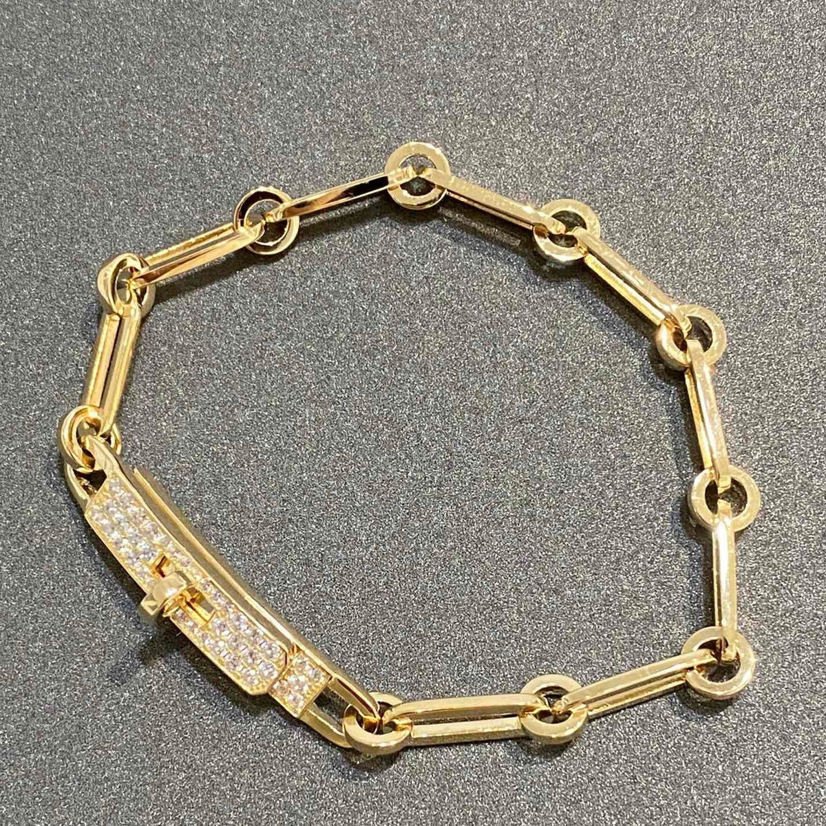 [⭐Lioran]CHAINE BRACELET SMALL MODEL DIAMOND