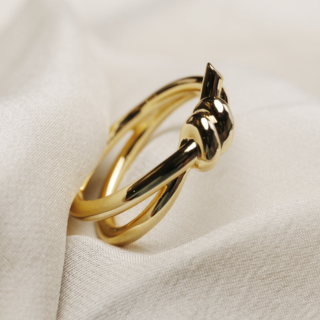 [Lioran]KNOT RING GOLD