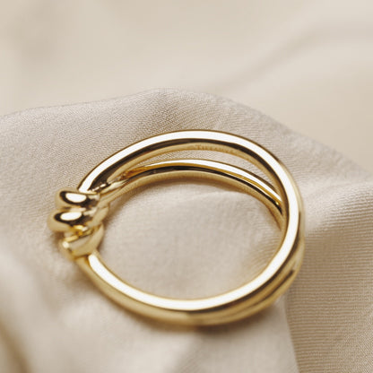 [Lioran]KNOT RING GOLD