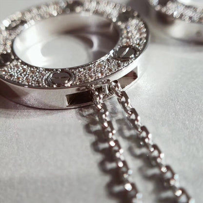 [⭐Lioran]LOVE NECKLACE ADJUSTABLE SILVER
