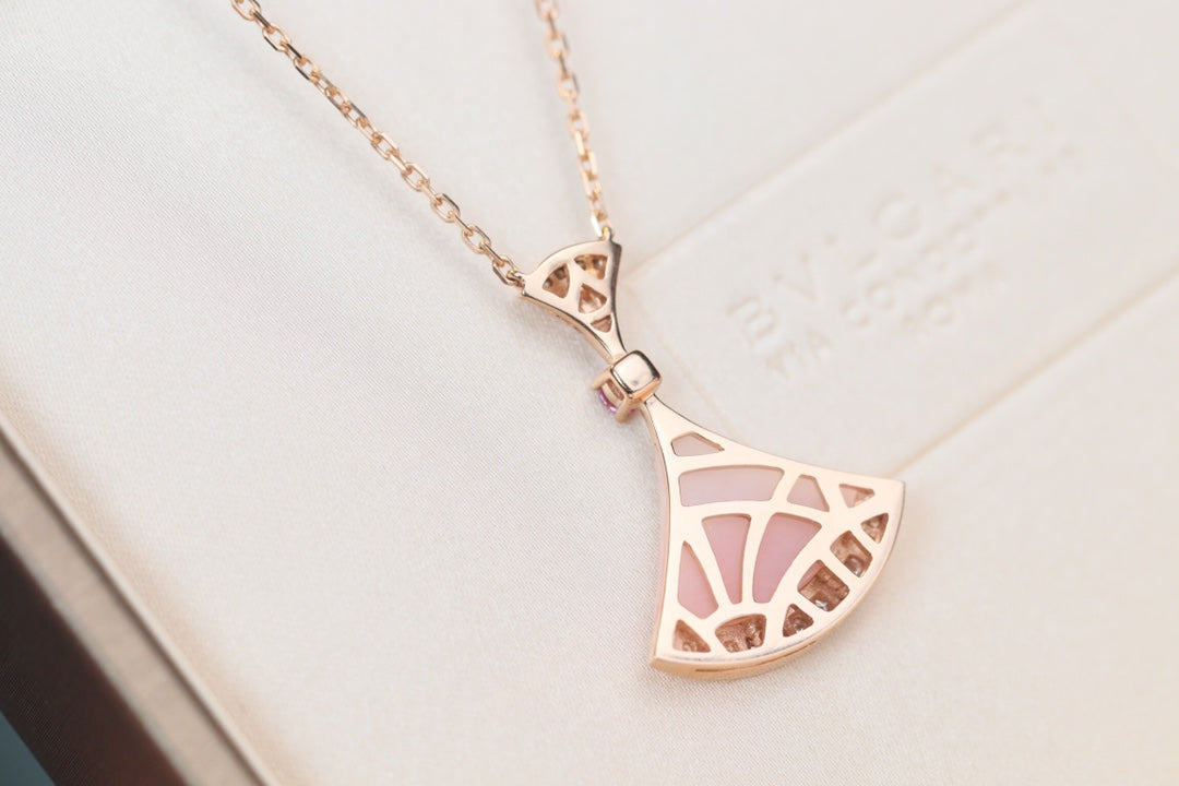 [⭐Lioran]DREAM NECKLACE PINK MOP DIAMOND