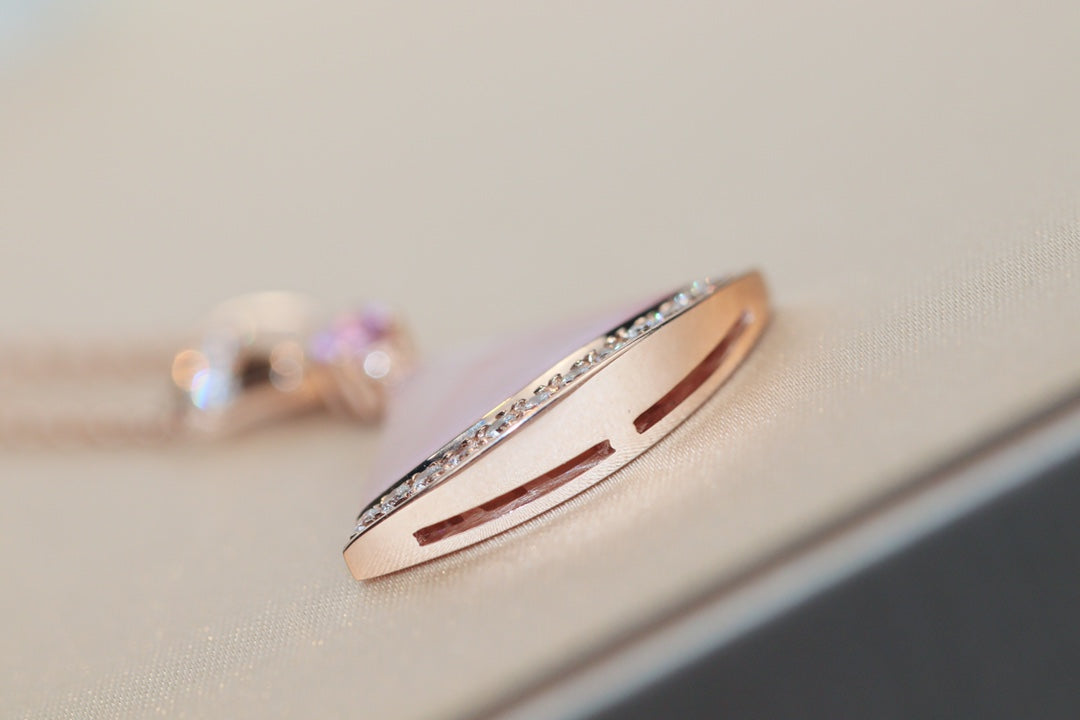 [⭐Lioran]DREAM NECKLACE PINK MOP DIAMOND