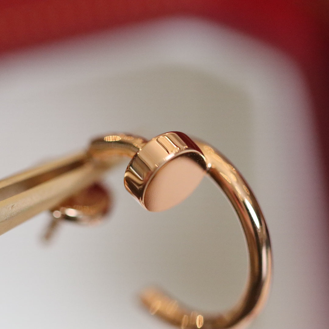 [⭐Lioran]JUSTE EARRINGS PINK GOLD