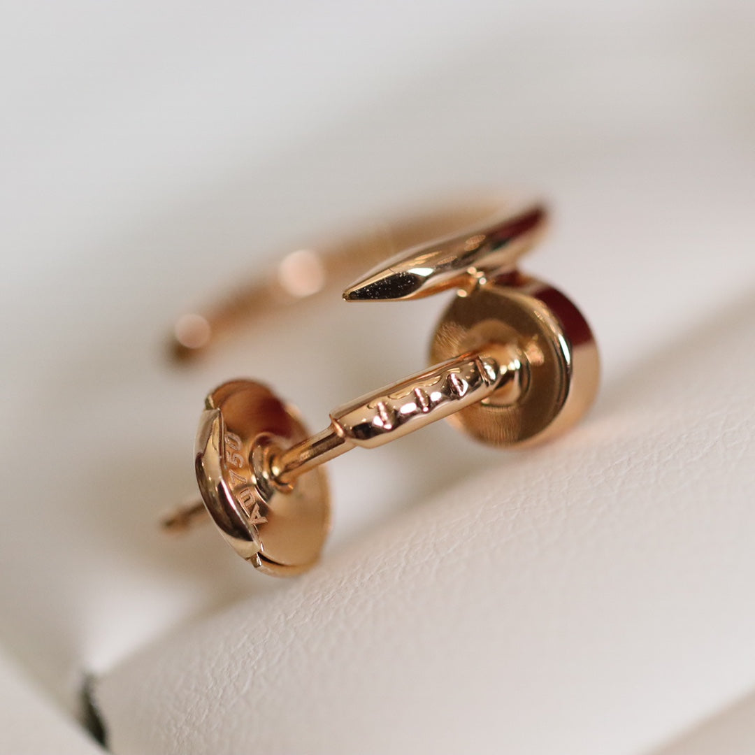 [⭐Lioran]JUSTE EARRINGS PINK GOLD