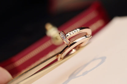 [⭐Lioran]JUSTE RING 2.65MM PINK GOLD DIAMOND