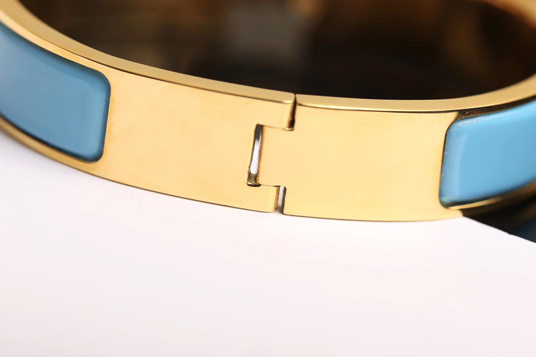 [⭐Lioran]H CLOUD BLUE BRACELET GOLD DIAMOND