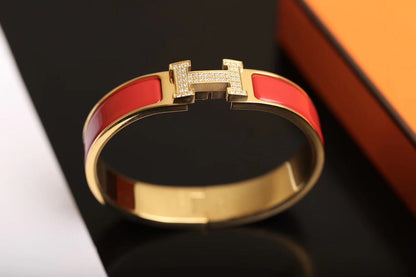 [⭐Lioran]H BRACELET GOLD DIAMOND
