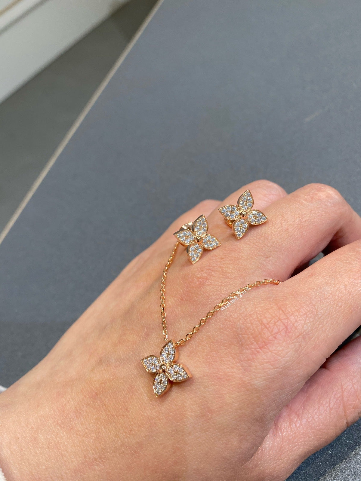 [⭐Lioran]STAR DIAMOND NECKALCE