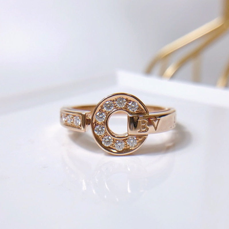 [⭐Lioran]DREAM RING DIAMOND PINK GOLD
