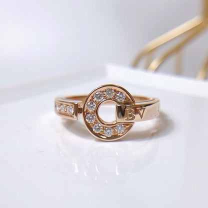 [⭐Lioran]DREAM RING DIAMOND PINK GOLD