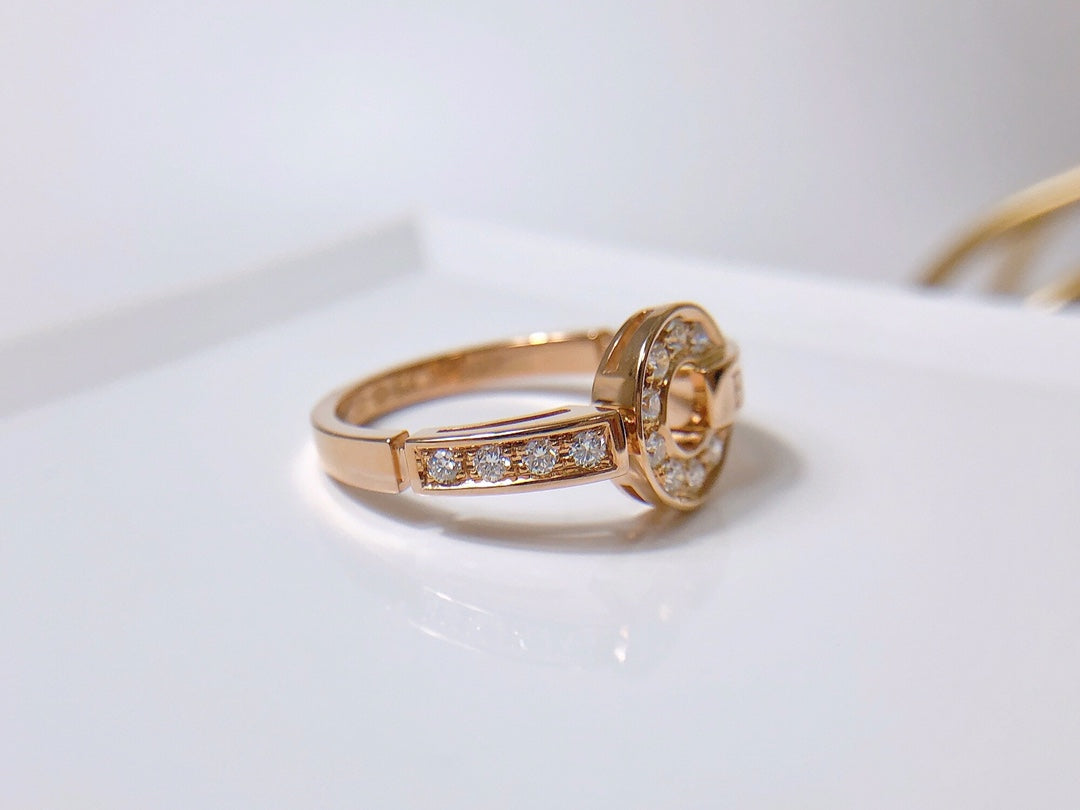 [⭐Lioran]DREAM RING DIAMOND PINK GOLD
