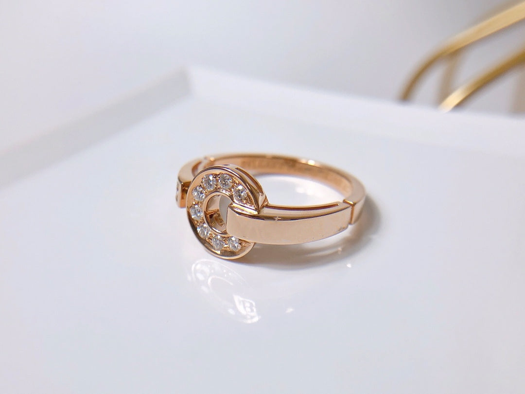 [⭐Lioran]DREAM RING DIAMOND PINK GOLD