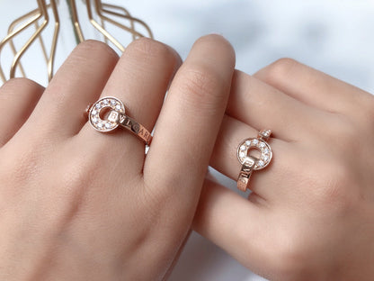 [⭐Lioran]DREAM RING DIAMOND PINK GOLD
